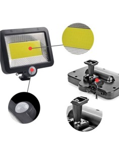 FOCO SOLAR CON SENSOR + MANDO 1000LM ELBAT 2