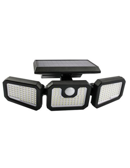 FOCO SOLAR TRIPLE CON SENSOR 800LM ELBAT