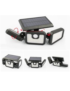 FOCO SOLAR TRIPLE CON SENSOR 800LM ELBAT 2