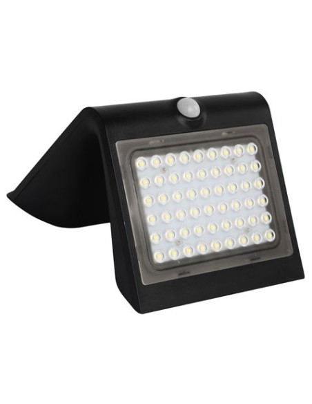 APLIQUE LED SOLAR 4W 500LM DOBLE ILUMINACIÃ“N NEGRO ELBAT