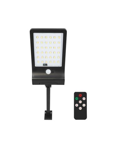 FAROLA LED SOLAR 3000K/4000K/6500K 350LM + SENSOR + MANDO ELBAT