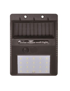 APLIQUE LED SOLAR 30LM NEGRO ELBAT 2