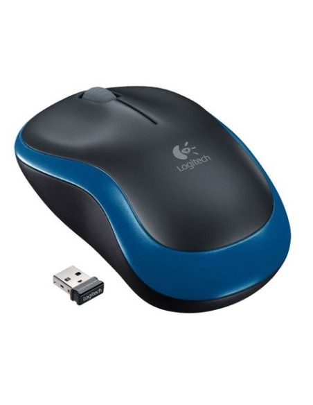 RATON OPTICO LOGITECH M185 WIRELESS AZUL