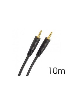 CABLE STEREO MINI JACK 3.5 M/M AUDIO 10M CROMAD