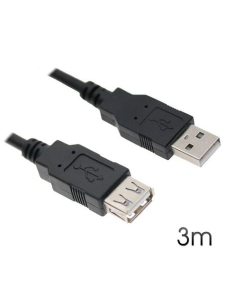 CABLE USB 2.0 EXTENSION 3M AM-AF CROMAD