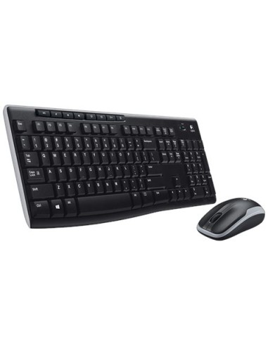 TECLADO+RATON LOGITECH MK270 WIRELESS NEGRO