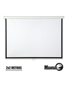 PANTALLA PROYECCION MANUAL 2 X 2MTR CROMAD