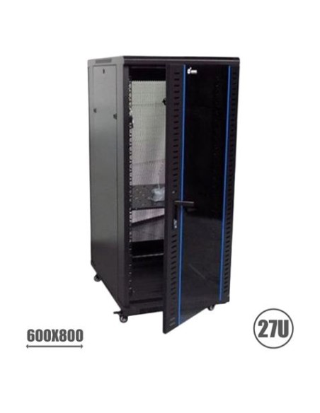 RACK 19\" 27U 600X800 PERFORADO CROMAD