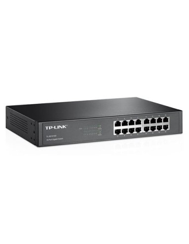 SWITCH TP-LINK 16 PUERTOS ESCRITORIO/RACK 10/100/1000 (TL-SG1016D)