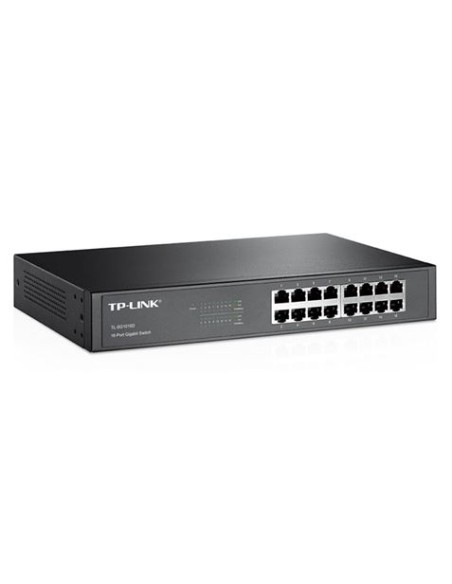 SWITCH TP-LINK 16 PUERTOS ESCRITORIO/RACK 10/100/1000 (TL-SG1016D)