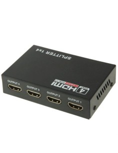 MINI SPLITTER HDMI 4 PUERTOS | 3D FULL HD CROMAD