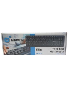 TECLADO MULTIMEDIA T50 USB CROMAD 2