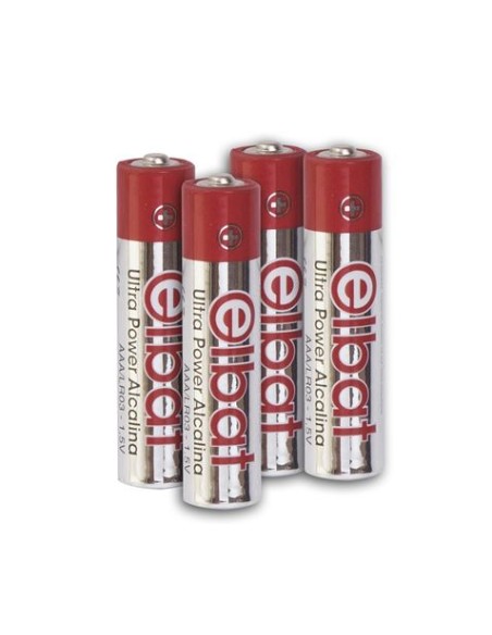PACK 4 PCS PILAS ALCALINAS LR03/AAA ELBAT