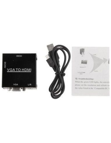 MINI CONVERSOR HDMI A VGA CROMAD