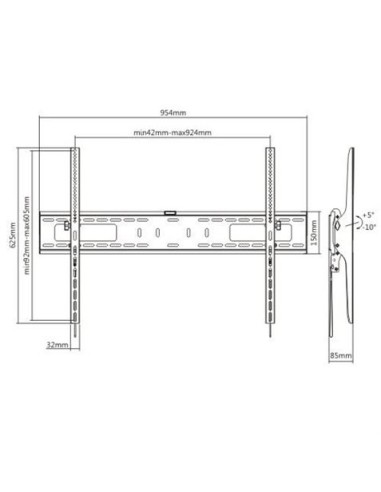 SOPORTE DE PARED TV LED LCD 60\"-100\" CROMAD