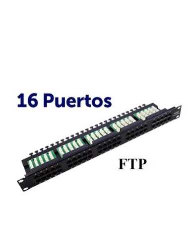 PANEL PARCHEO 16P KRONE 19\" FTP CAT 6 CROMAD