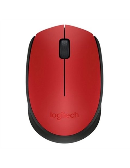 RATON LOGITECH INALAMBRICO M171 1000DPI ROJO