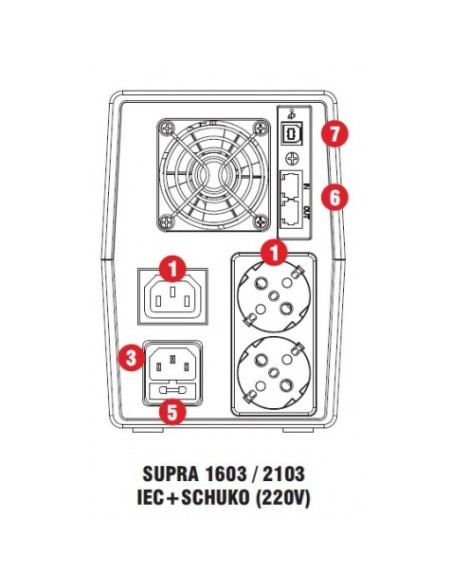 SAI XMART SUPRA 1600VA