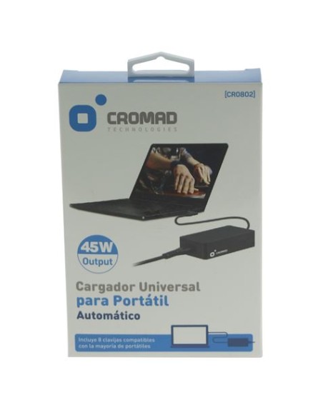 CARGADOR UNIVERSAL AUTOMÃTICO 45W CROMAD