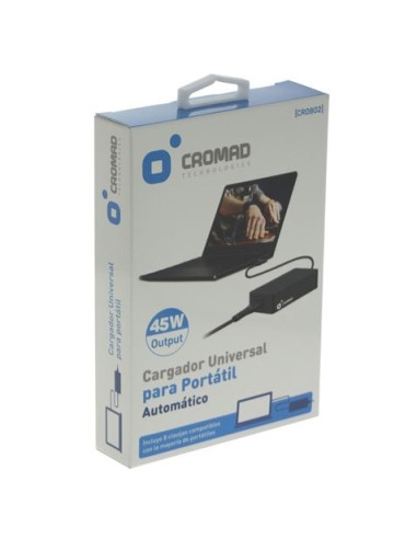 CARGADOR UNIVERSAL AUTOMÃTICO 45W CROMAD