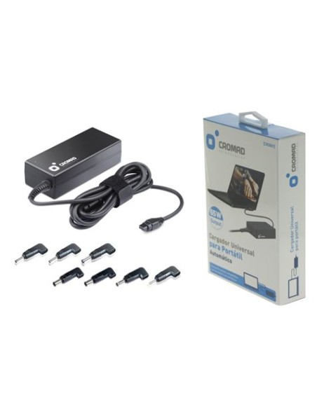 CARGADOR UNIVERSAL AUTOMÃTICO 65W CROMAD
