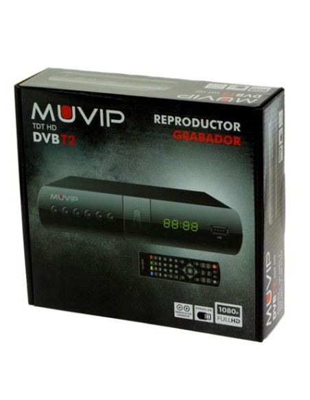 TDT HD REPRODUCTOR-GRABADOR DVB-T2 MUVIP