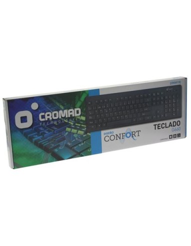 TECLADO CONFORT G660 GRIS CROMAD