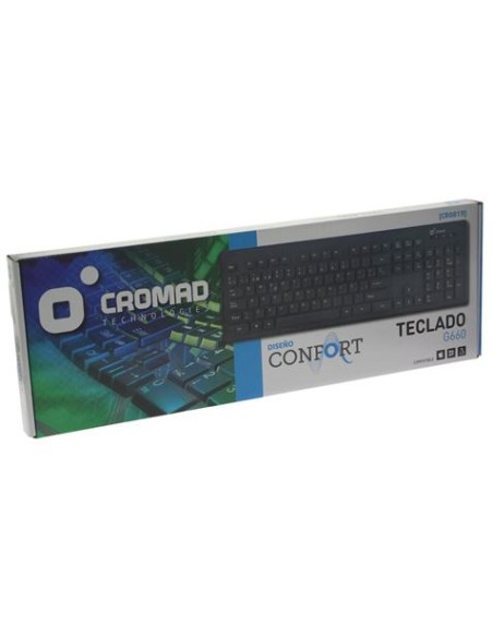 TECLADO CONFORT G660 GRIS CROMAD