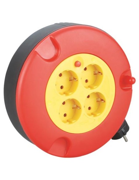 ENROLLADOR DE CABLE 5 METROS CABLE 3X1.5MM ELBAT