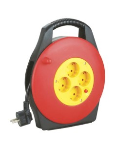 ENROLLADOR DE CABLE 10 METROS CABLE 3X1.5MM ELBAT