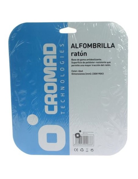 ALFOMBRILLA RATÃ“N AZUL CROMAD