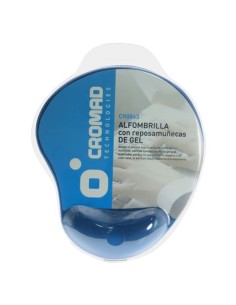 ALFOMBRILLA CON REPOSAMUÃ‘ECAS GEL AZUL CROMAD 2