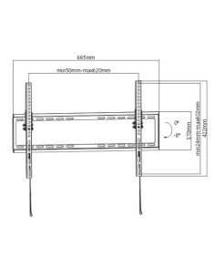 SOPORTE TV LED ULTRA SLIM 37\"-70\" CROMAD 2
