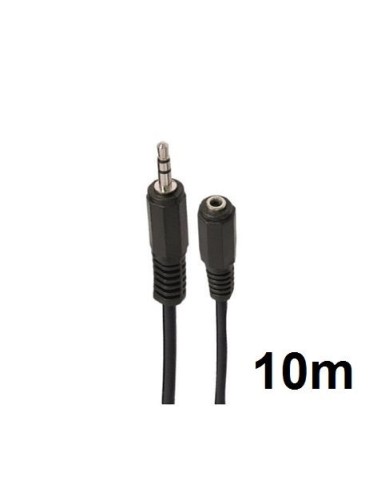 CABLE STEREO MINI JACK 3.5 EXTENSION M/H 10 METROS CROMAD