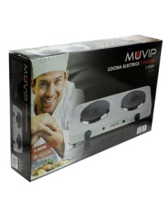 COCINA ELECTRICA 2 FUEGOS 2000W MUVIP 2