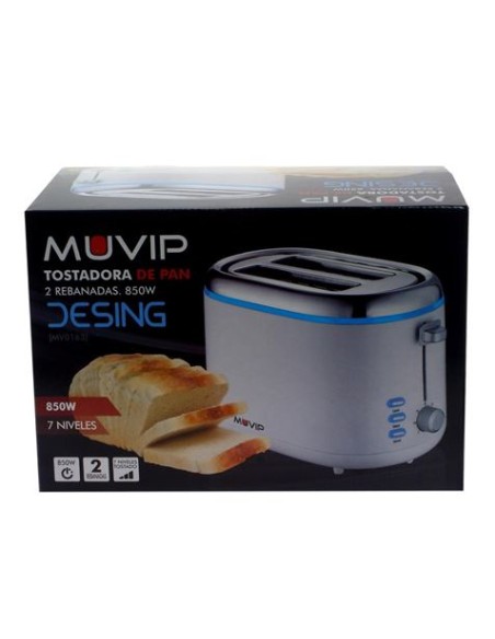 TOSTADORA DE PAN 850W DESIGN MUVIP