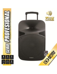 ALTAVOZ AUTOAMPLIFICADO 15\" 700W CON BATERIA SERIE PRO COOLSOUND
