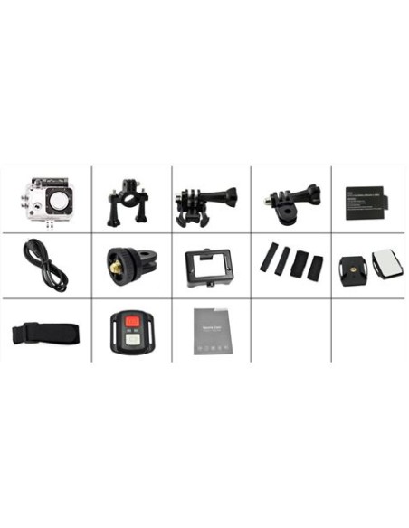 CAMARA DEPORTIVA 4K | SONY 20MPX | LCD 2\" | CONTROL REMOTO | CAMVIEW