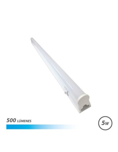 TUBO LED T5 5W 500LM 30CM LUZ FRIA CON INTERRUPTOR ELBAT