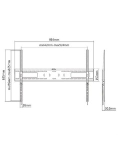 SOPORTE DE PARED TV LED LCD 60\"-100\" CROMAD 2