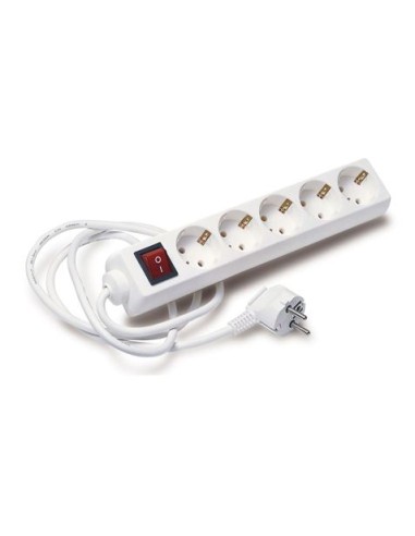 BASE MULTIPLE 5 TOMAS CON INTERRUPTOR ELBAT