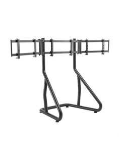 STAND PARA TRES TELEVISORES RACING SIMULATOR COCKPIT SEAT CROMAD 2