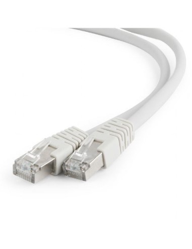CABLE DE RED FTP CAT6 0.5M GRIS CLARO CROMAD