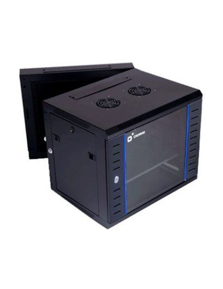 RACK 19\" DOBLE CUERPO 12U 600X550 SERIE BLUE CROMAD
