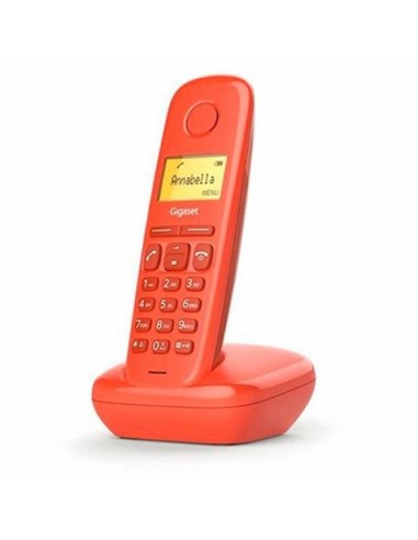 TELÃ‰FONO DECT GIGASET A170 ROJO | LCD 1.5\" | FUNCION ALARMA