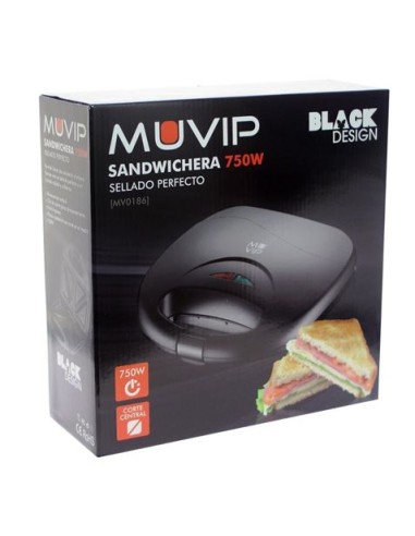 SANDWICHERA 750W NEGRA MUVIP