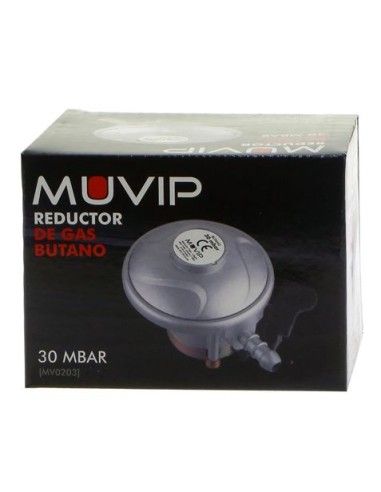 REDUCTOR DE GAS BUTANO 30MBAR MUVIP