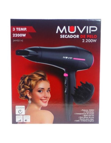 SECADOR DE PELO 2200W MUVIP
