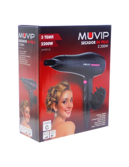 SECADOR DE PELO 2200W MUVIP