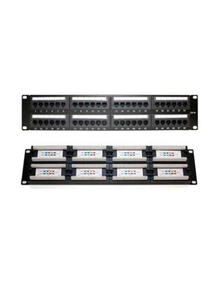 PANEL PARCHEO 48P 19\" 2U UTP CAT 6 CROMAD